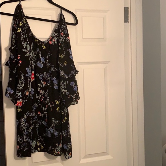 Parker (size Small) black & floral dress! - Picture 1 of 5
